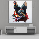 100% Handmade Modern Abstract Oil Painting On Canvas Cool Dog Animal Paintings Home Decor