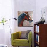 Modern Abstract Oil Painting Animal Hand Painted Canvas Oil Paintings Horse on Canvas Wall Art