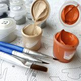 Picture by Numbers on Canvas Mountain and River Scenery Coloring Kit Painting by Numbers With Acrylic Posters