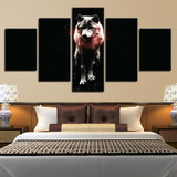 Canvas Wall Art Pictures 5 Pieces Animal Wolf HD Printed Poster Painting