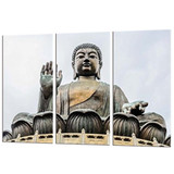 Modern Painting Wall Art Modular HD Printed Canvas 3 Panel Figure Of Buddha Pictures Poster