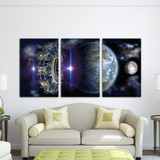Modular HD Print Wall Canvas Modern 3 Panel Alien UFO Poster Picture Art Poster cuadros Painting