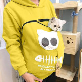 Cat Lovers Hoodie Kangaroo Dog Pet Paw Dropshipping Pullovers Cuddle Pouch Sweatshirt Pocket Animal Ear Hooded