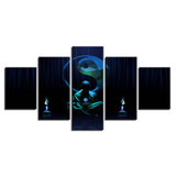 HD Canvas Wall Art Poster 5 Panel Buddha Modern Printed Pictures Painting