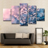 Wall Art Poster 5 Panel Flower Canvas HD Print Painting Modular Pictures