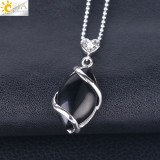 Natural Quartz Crystal Necklace