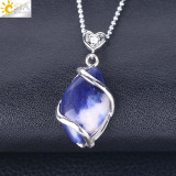 Natural Quartz Crystal Necklace