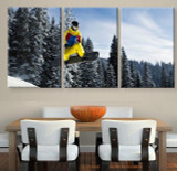5 Panels Skateboard Wall Art Picture Modern Canvas Printed Painting Wall Picture