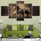 Canvas Pictures Modern Wall Art 5 Pieces Horse Paintings Modular HD Prints Animal Steed Poster