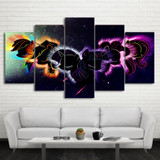 HD Printed 5 Piece Canvas Art Abstract Shining Pony Painting Modular Wall Pictures