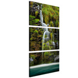 3 Piece Modular Wall Paintings HD Printed Mountain Waterfall Chinese Wall Art Decorative Canvas Pictures
