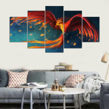 Canvas Wall Art Modular Picture Landscape Canvas Painting Modern 5 Panel Animal Eagle