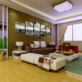 Canvas Wall Art HD Prints Pictures 5 Pieces New York City Building Aerial view Paintings Poster