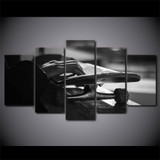 Canvas Modular Poster Modern HD Printed 5 Pieces Wall Art Skateboard Painting Black And White Sports Pictures