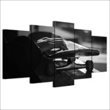 Canvas Modular Poster Modern HD Printed 5 Pieces Wall Art Skateboard Painting Black And White Sports Pictures