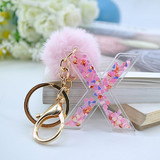 Glittler Letter Keychain