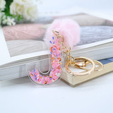 Glittler Letter Keychain