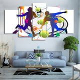 HD Printed 5 Piece Canvas Art Tennis Abstract Painting Wall Pictures Modular Painting