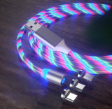 Glowing LED Magnetic 3 in 1 USB Charging Cable