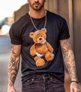 Fashion Animal Print Mens T-shirts