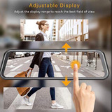 4K Mirror Dash Cam 9" Touch Screen Front And Rear Dual Dash Camera