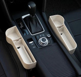 Multifunctional Car Seat Leather Storage Box