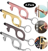 No Touch Door Opener Tools With Keychain Pendant