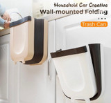 Household Car Creative Wall-mounted Folding Trash Can