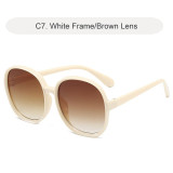 Oversized Ladies Fashion Outdoor Gradient Sun Glasses for Women