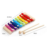 Montessori Wooden Circle Bead Wire Maze Roller Coaster Toys for Kids