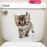 Animal Toilet Stickers Home Decoration Diy Cartoon Wall Art Decals