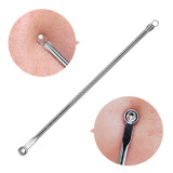 Silver Comedone Acne Pimple 4pcs/set Blackhead Pimple Remover Needle