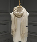 Winter Solid Color Cashmere Women Long 175cm Scarves Scarf