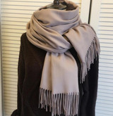 Winter Solid Color Cashmere Women Long 175cm Scarves Scarf