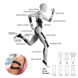 Safety Muscle Pain Relief Elastic Tape Athletic Recovery Kneepad