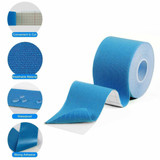 Safety Muscle Pain Relief Elastic Tape Athletic Recovery Kneepad