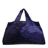 Floral Print Nylon Large Folding Reusable Women Shopping Bags