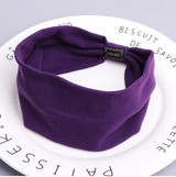 Korean Style Cotton Casual Face Shield Women's Headbands