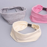 Korean Style Cotton Casual Face Shield Women's Headbands