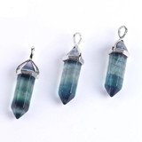 Natural Gem Stone Hip Hop Style Women Crystal Pendants Necklaces