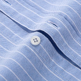 Casual Striped Long Sleeve Turn-down Collar Single Breasted Men Shirts