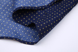 Men Long Sleeved Printed Turn-down Collar Slim Fit Formal Shirt