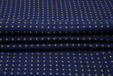 Men Long Sleeved Printed Turn-down Collar Slim Fit Formal Shirt