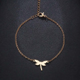 Dragonfly Shape Stainless Steel Women Jewelry Sets Necklace/Earrings/Bracelets