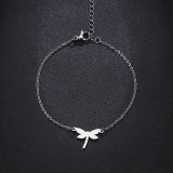 Dragonfly Shape Stainless Steel Women Jewelry Sets Necklace/Earrings/Bracelets