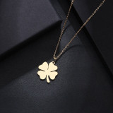 Clover Shape Stainless Steel Women Jewelry Sets Necklace/Earrings/Bracelets