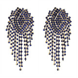 Vintage Rhinestone Drop Dangle Party Earrings