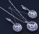 Sterling Silver Women Accessories Earrings Rings Bracelets Jewelry Sets