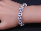 Sterling Silver Women Accessories Earrings Rings Bracelets Jewelry Sets