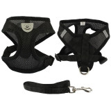 Soft Breathable Air Nylon Dog Cat Harness and Leash Set